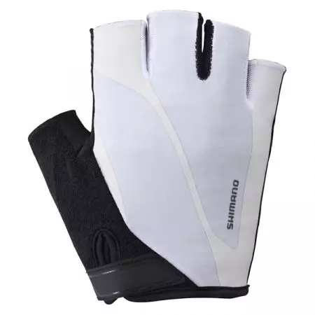 Rękawiczki bez palców Shimano Classic białe XL - ECWGLBSRS11YI5