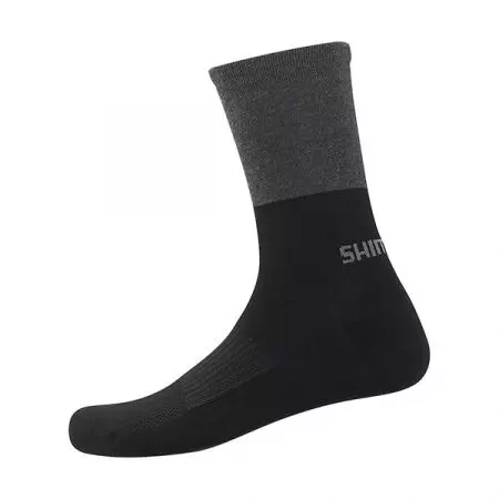 Skarpetki zimowe Shimano wełna czarno/szare L-XL 45-48 - ECWSCBWUS11ML1361