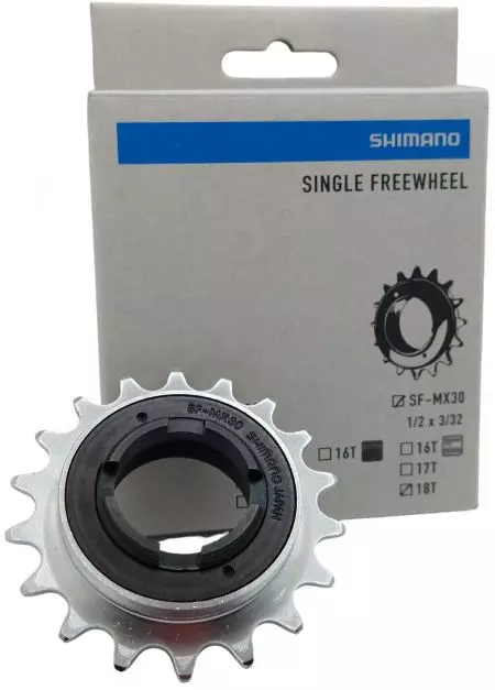 Wolnobieg rowerowy Shimano SF-MX30 3/32" 18T - ISFMX3018