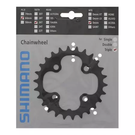 Zębatka Shimano Deore FC-M590 26T - Y1LD26000