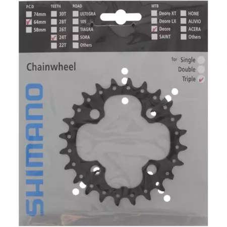 Zębatka Shimano Deore FC-M590 24T - Y1LV24000