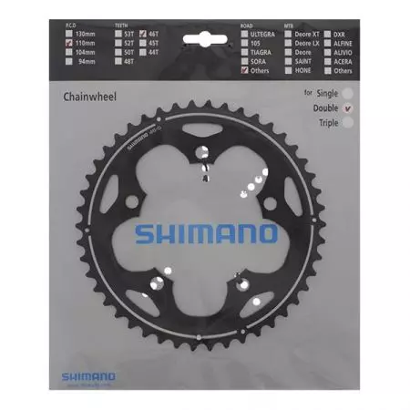Zębatka Shimano FC-CX50 46T-G czarna - Y1MS98060