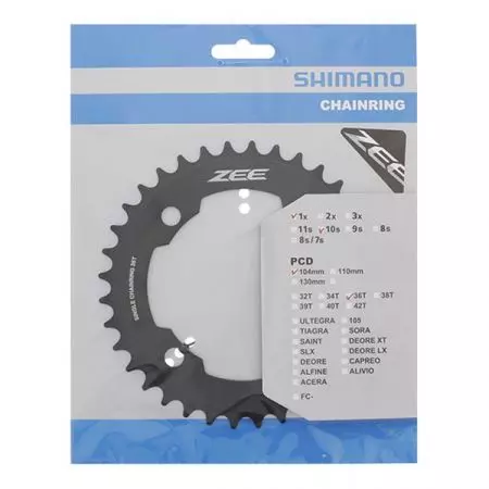Zębatka Shimano ZEE FC-M640 36T czarna - Y1NG36000