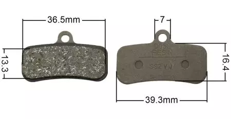 Okładziny hamulca Shimano D03S żywiczne OEM - Y1XM98011