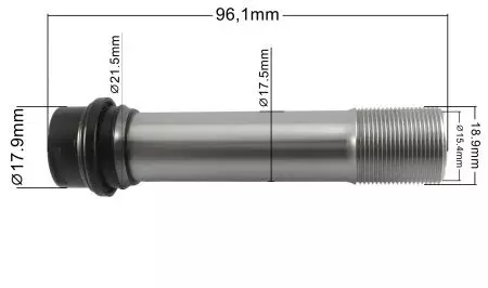 Os piasty Shimano WHMT500 MT15-F15 stożek przod