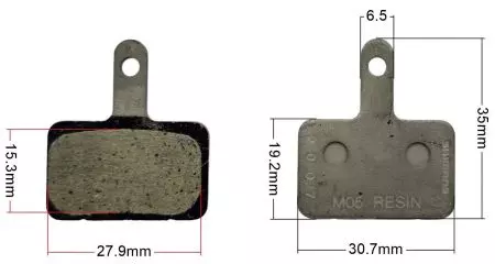 Okładziny hamulca Shimano M05-RX żywiczne - IBPM05RXA
