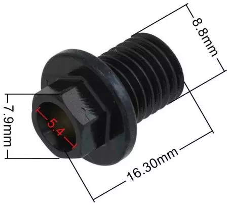 Śruba przyłączeniowa przewodu Shimano SM-BH90 szosa GRX - Y8RD02000