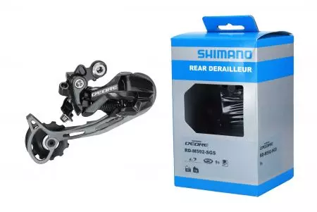 Przerzutka tył Shimano 9rz SGS RD-M592 na śrubę - IRDM592SGS