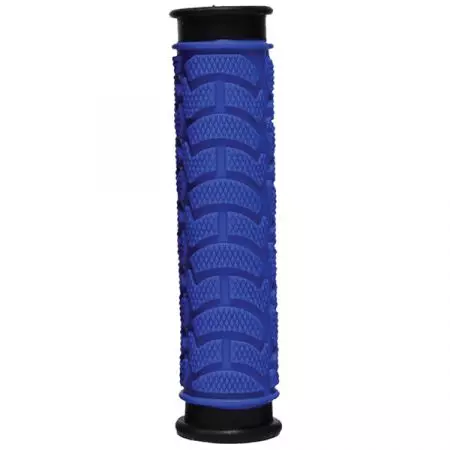 Chwyty rowerowe OXC MTB podwójna gęstość niebieskie 127mm śr.32mm
