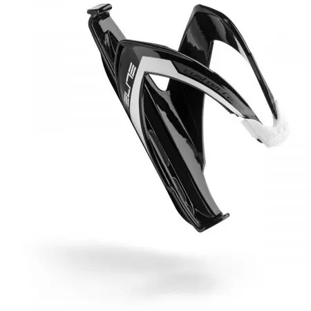 Koszyk bidonu Elite Custom Race czarny-białe - EL0061677