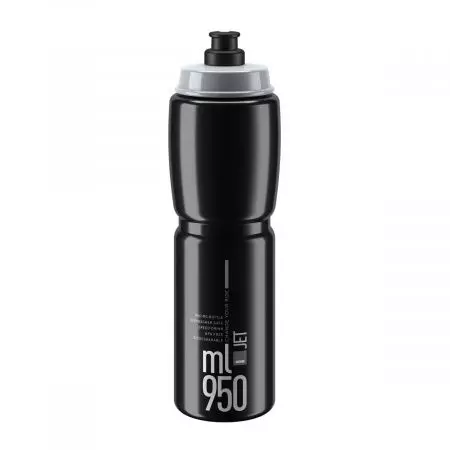 Bidon rowerowy Elite Jet czarny 950ml - EL0190902