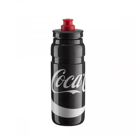 Bidon rowerowy Elite Fly Coca Cola czarny 750 ml