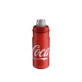 Bidon rowerowy Elite Jet+ cocacola bio czerwony 550ml