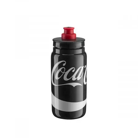 Bidon rowerowy Elite Fly Coca Cola czarny 550 ml