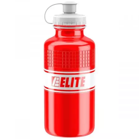 Bidon rowerowy Elite Vintage czerwony 500ml - EL0160308