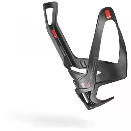 Koszyk bidonu Elite Rocko carbon czerwony