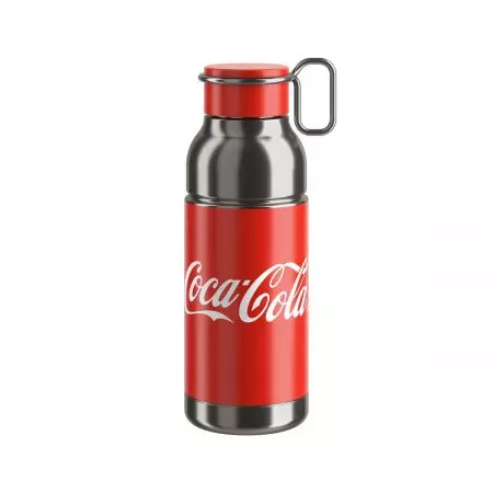 Bidon rowerowy Elite Mia coca-cola czerwono-srebrny 650ml