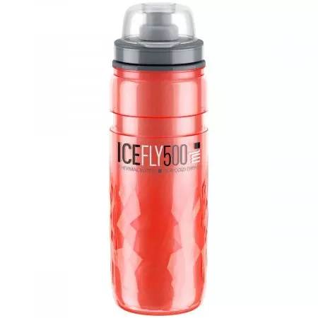 Bidon rowerowy Elite Ice fly czerwony 500 ml