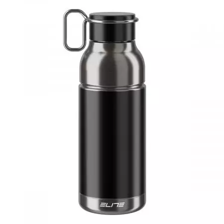 Bidon rowerowy Elite Mia czarno-srebrny 650ml