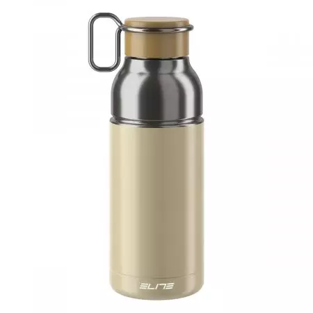 Bidon rowerowy Elite Mia brąz-srebrny 650ml