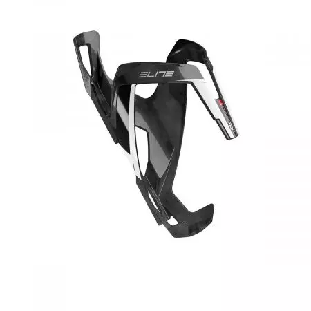 Koszyk bidonu Elite Vico carbon biały połysk