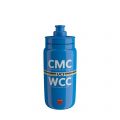 Bidon rowerowy Elite Fly 2022 CMC-WCC niebieski 550ml