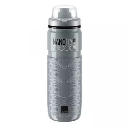 Bidon rowerowy Elite Nanofly szary 500ml