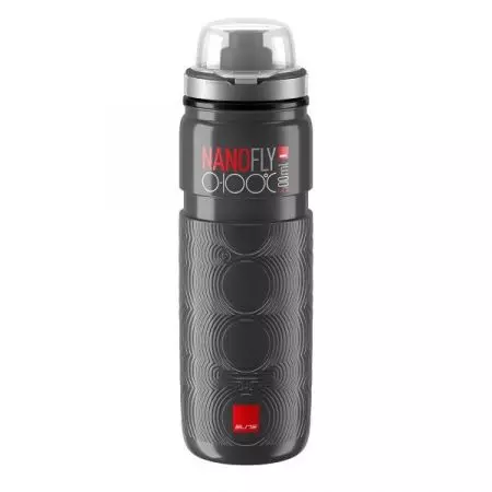 Bidon rowerowy Elite Nanofly ciemno-szary 500ml