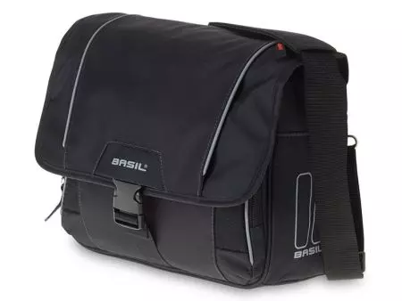 Torba na kierownicę Basil bag 8L czarna + płyta - BAS-16069 - BAS-16069