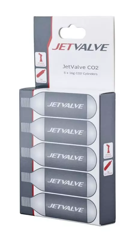 Nabój gazowy Weldtite jetvalve co2 16g 5szt - WLD-07009