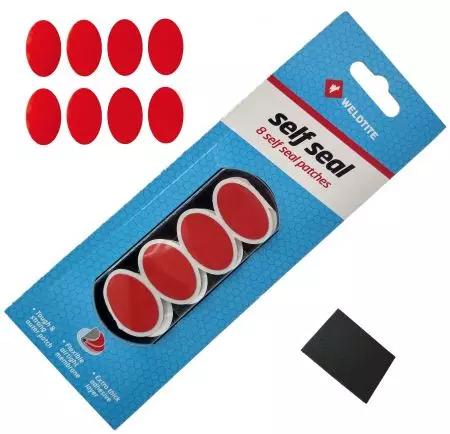 Łatki dętek Weldtite red devil samoprzylepne 8szt - WLD-4006