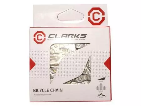Łańcuch rowerowy 8s Clarks c8 116L spinka - CLA-C-C8 - CLA-C-C8
