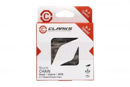 Łańcuch rowerowy 6/7/8s Clarks c5-7 116L spinka - CLA-C-C5-7