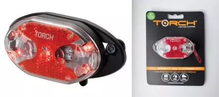 Lampka tylna rowerowa Torch tail bright 5x carrier fit - TOR-54020