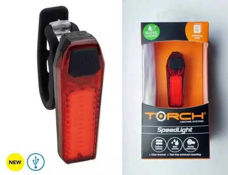 Lampka tylna rowerowa Torch Speedlight 55004 usb - TOR-55004