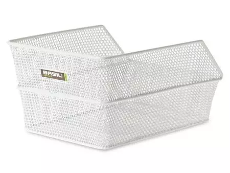 Kosz rowerowy na tylny bagażnik Basil cento S biały - BAS-11184 - BAS-11184