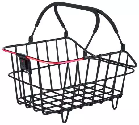 Kosz rowerowy na tylny bagażnik Basil cento + oświetlenie - BAS-11243 - BAS-11243