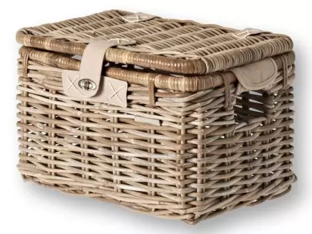 Kosz rowerowy na przedni bagażnik Basil Denton M szary - BAS-13046 - BAS-13046