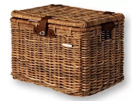 Kosz rowerowy na przedni bagażnik Basil Denton L brązowy - BAS-13045 - BAS-13045