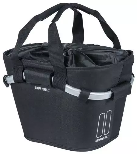 Kosz rowerowy na kierownicę Basil Classic kf 15l płytka - BAS-11252 - BAS-11252