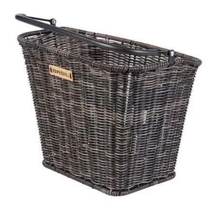 Kosz rowerowy na kierownicę Basil Bremen rattan kf brąz - BAS-19038 - BAS-19038