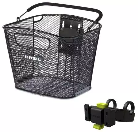 Kosz rowerowy na kierownicę Basil Bold front kf +wspornik - BAS-11242 - BAS-11242