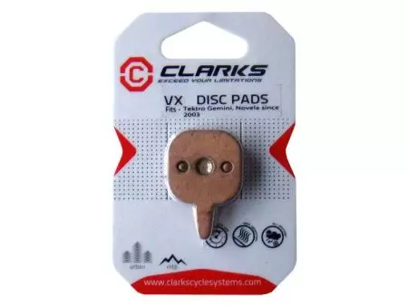 Okładziny hamulcowe Clarks Tektro gemini novela organiczne - CLA-VX827C