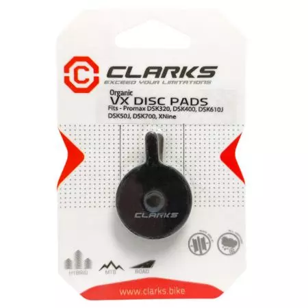 Okładziny hamulcowe Clarks Promax dsk320 400 dks700 organiczne - CLA-VX829