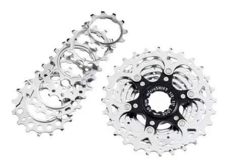 Kaseta rowerowa Microshift centos 11rz 11-25 chrom - MSH-CS-G110-11-25 - MSH-CS-G110-11-25
