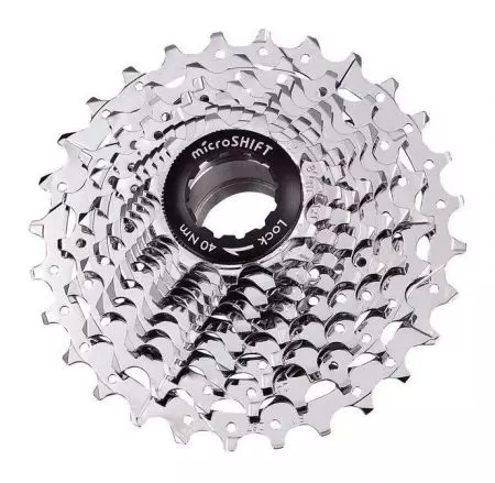Kaseta rowerowa Microshift centos 10rz 11-28 chrom - MSH-CS-G100-11-28 - MSH-CS-G100-11-28