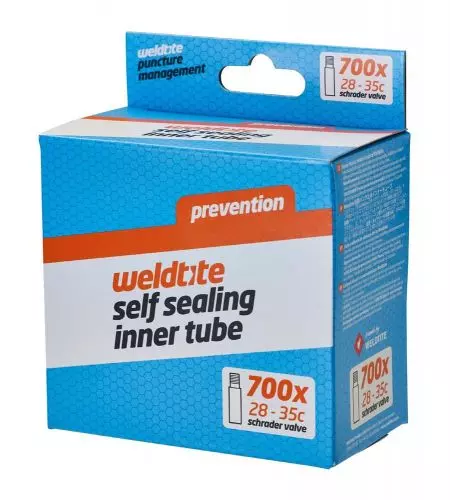 Dętka rowerowa płyn antybite Weldtite 700 x 28-35c AV - WLD-04019