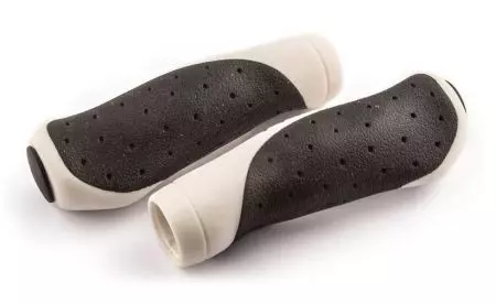 Chwyty rowerowe Clarks cl-302 comfort biało-czarne - CLA-CL302 - CLA-CL302