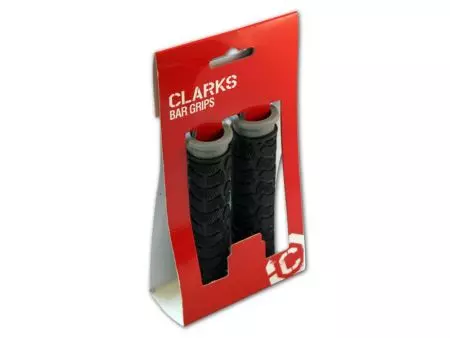 Chwyty rowerowe Clarks C-49 comfort biało-czarna - CLA-C49-B - CLA-C49-B