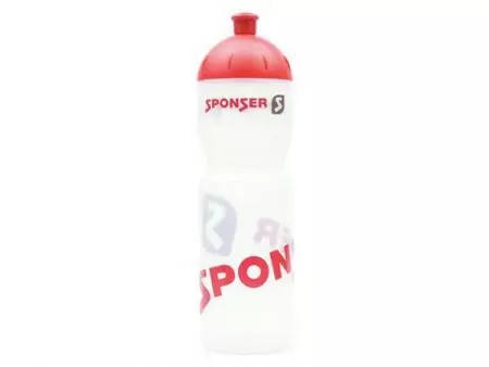 Bidon rowerowy Sponser Farbig przezroczysty 750 ml - SPN-82-012-TCZ
